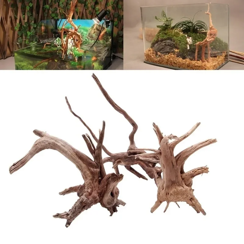 Aquarium Plant Substrate - Tronco de árbol Natural de madera