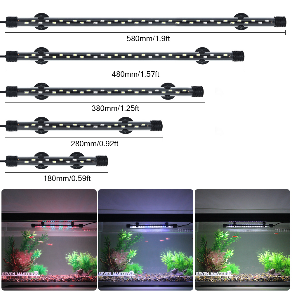 Aquarium Plant Substrate - Luz LED para acuario, lámpara de