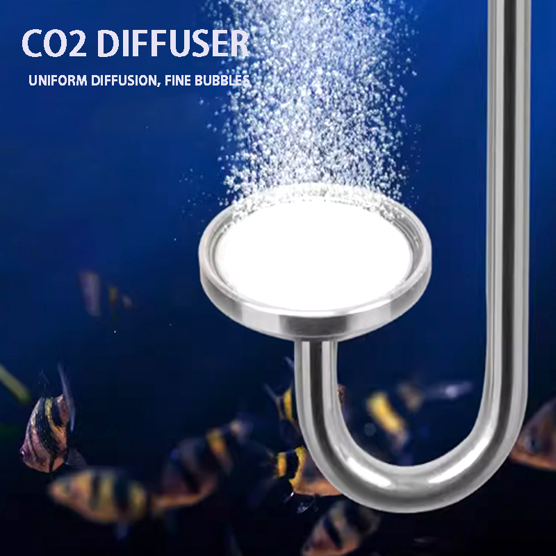 Aquarium Liquid Carbon - Nebulizador de CO2 para acuario, aleación