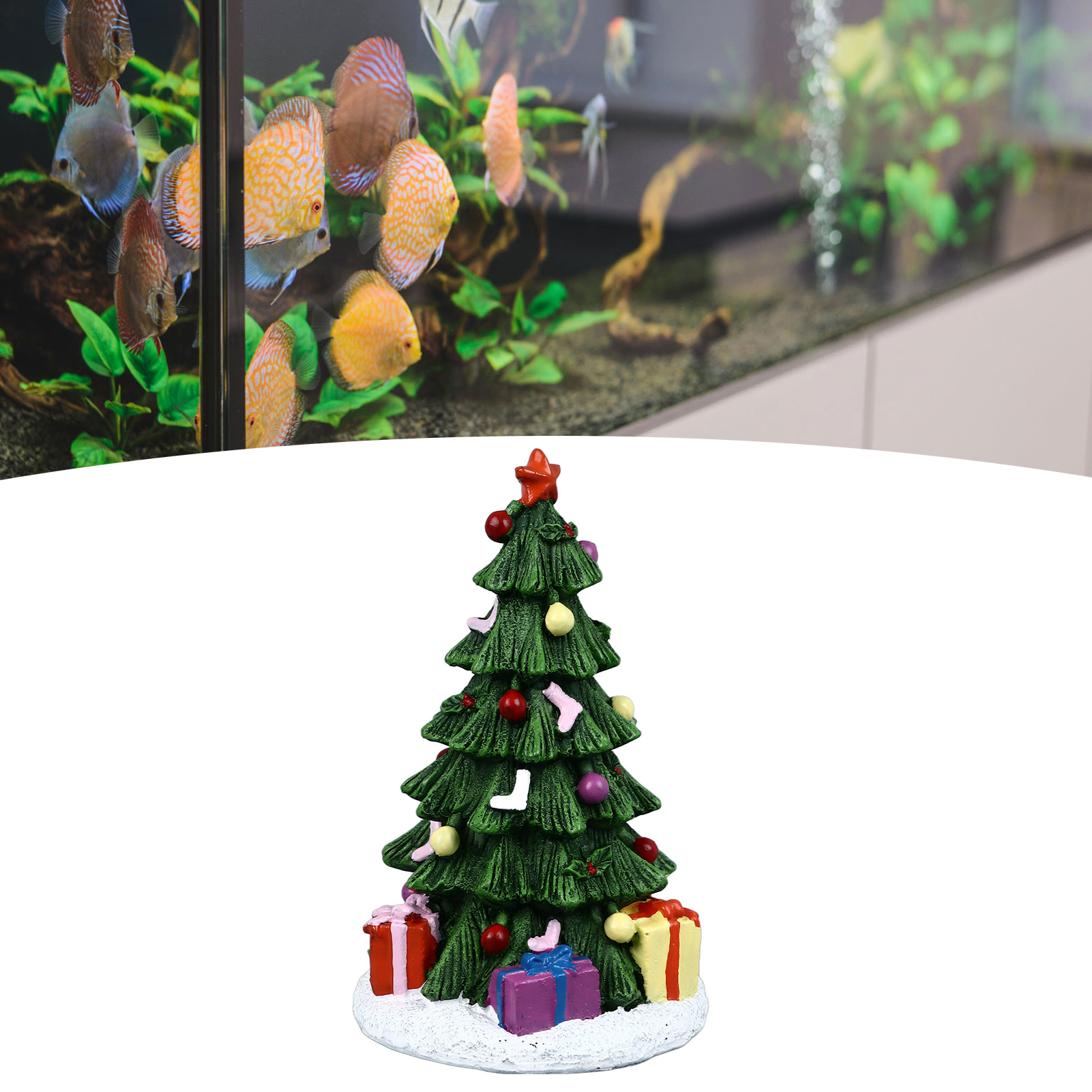 ZK20 Christmas Fish Tank Ornam - Aquarium Plant Substrate reseña y precio