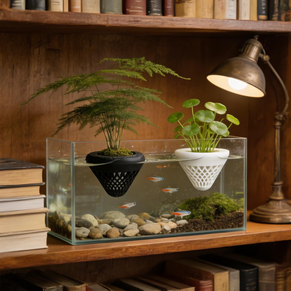 Soporte flotante para plantas  - Plant Aquarium Pot reseña y precio
