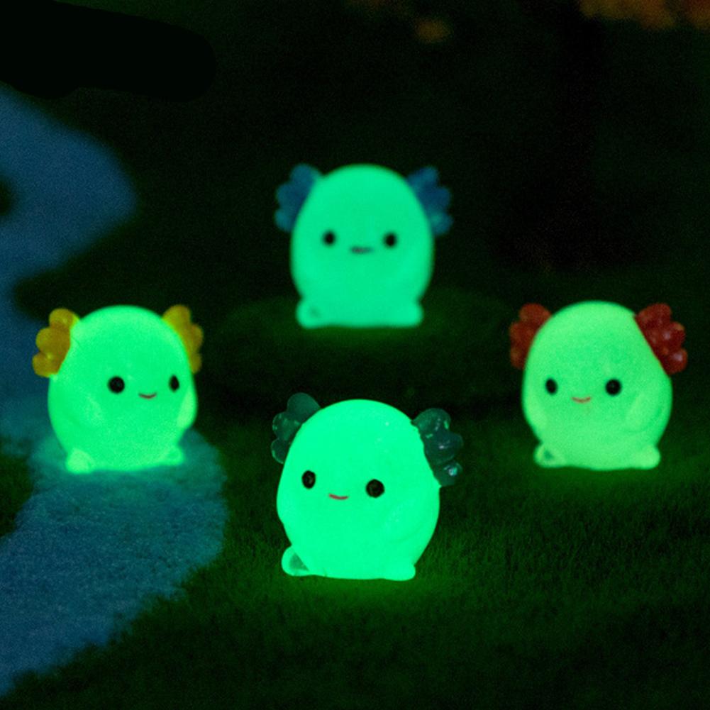 Miniaturas luminosas de axolot - Aquarium Moss reseña y precio