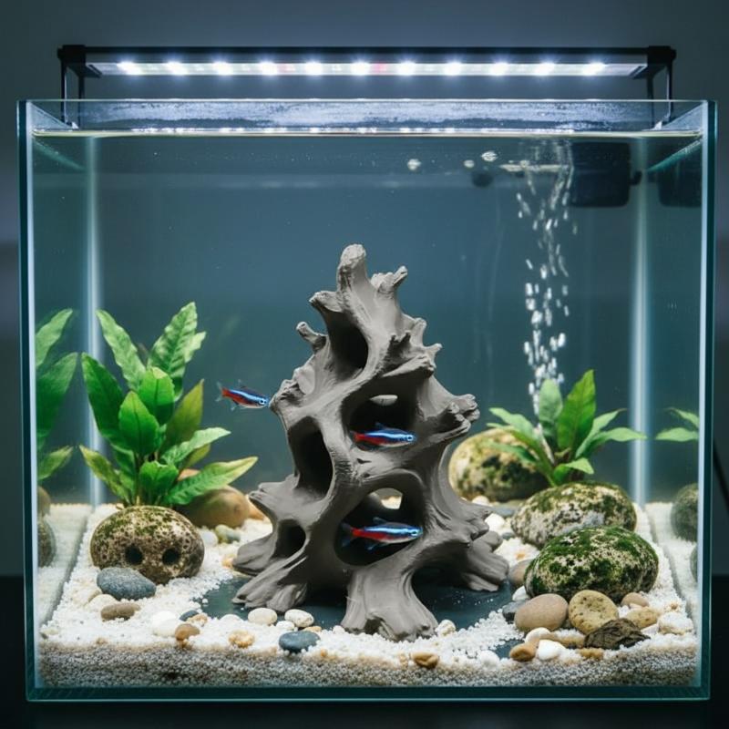 Cueva para peces de madera flo - Aquarium Driftwood reseña y precio