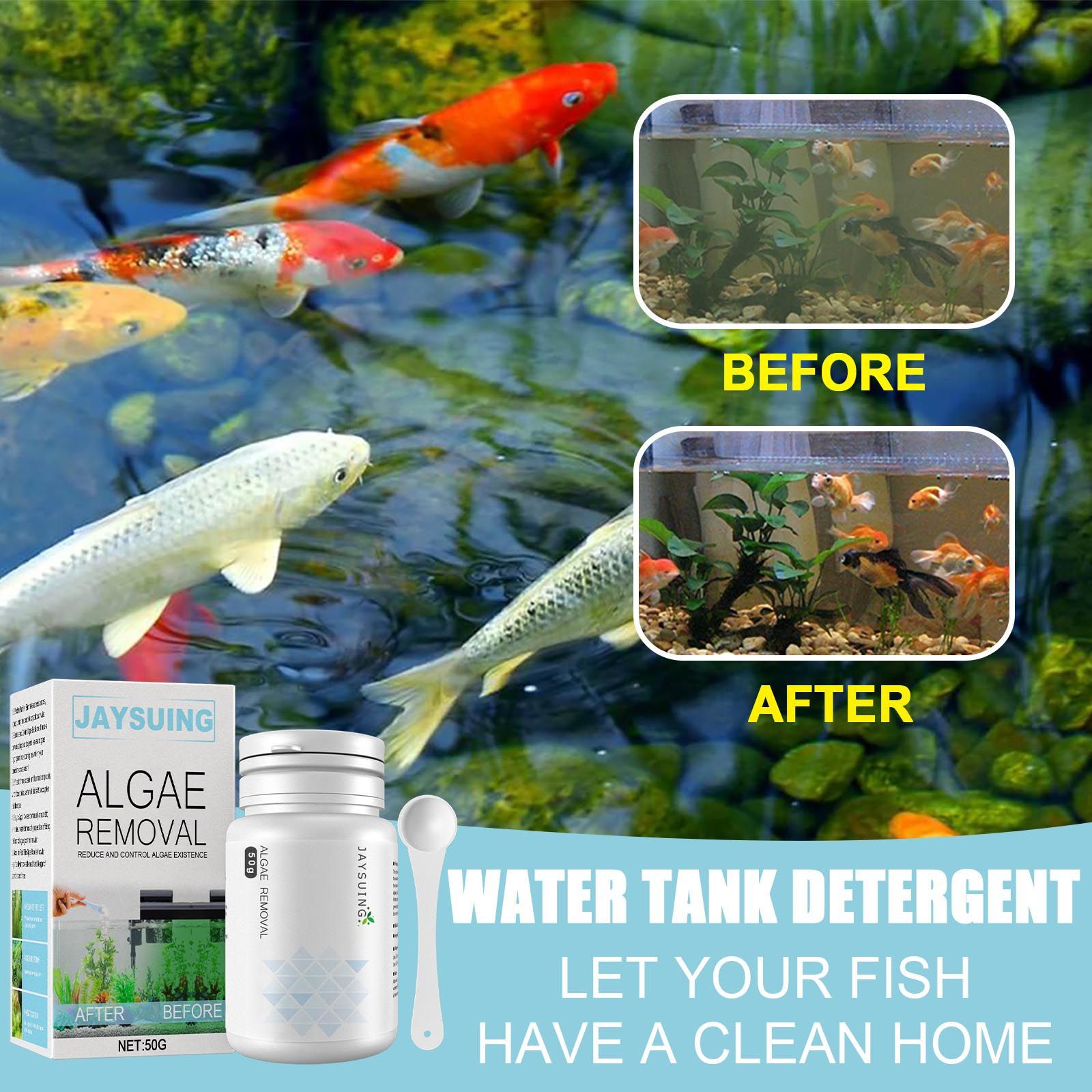 Polvo eliminador de algas para - Aquarium Moss reseña y precio