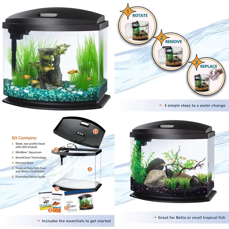 Acuario de vidrio acrílico per - Aquarium Planted Tank Filter reseña y precio