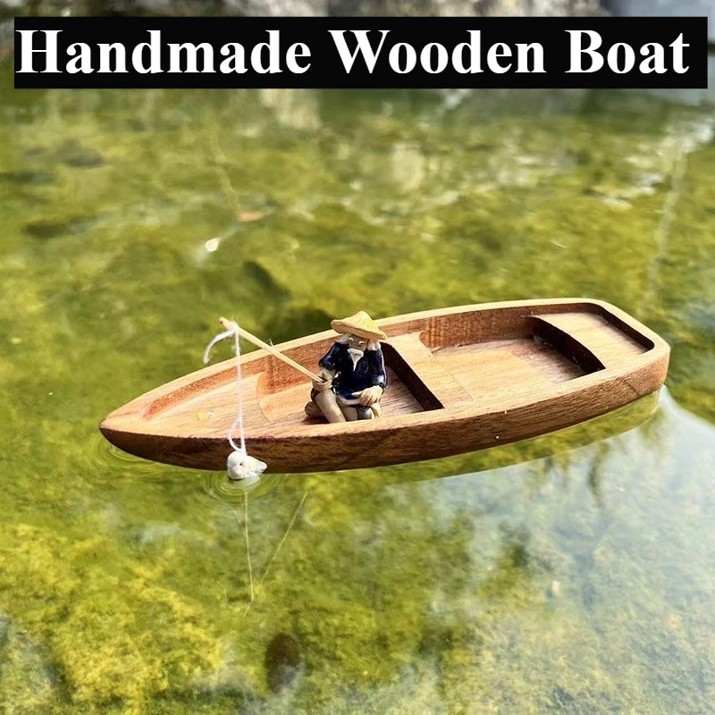 Barco de madera hecho a mano,  - Aquarium Driftwood reseña y precio