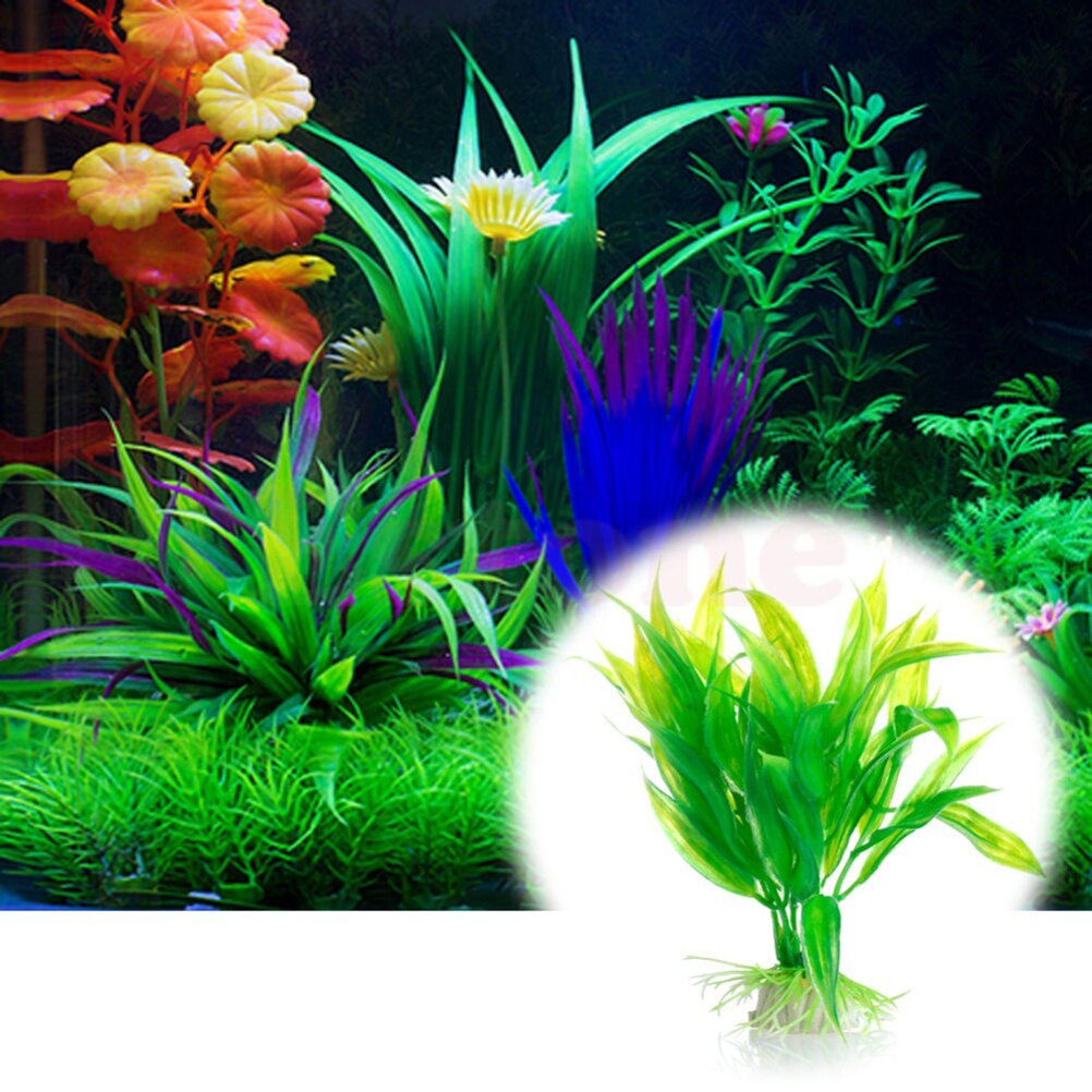Plantas artificiales de decora - Live Plant Aquarium reseña y precio