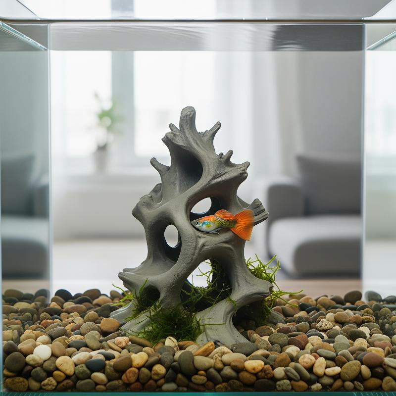 Adorno de cueva para peces de  - Aquarium Driftwood reseña y precio