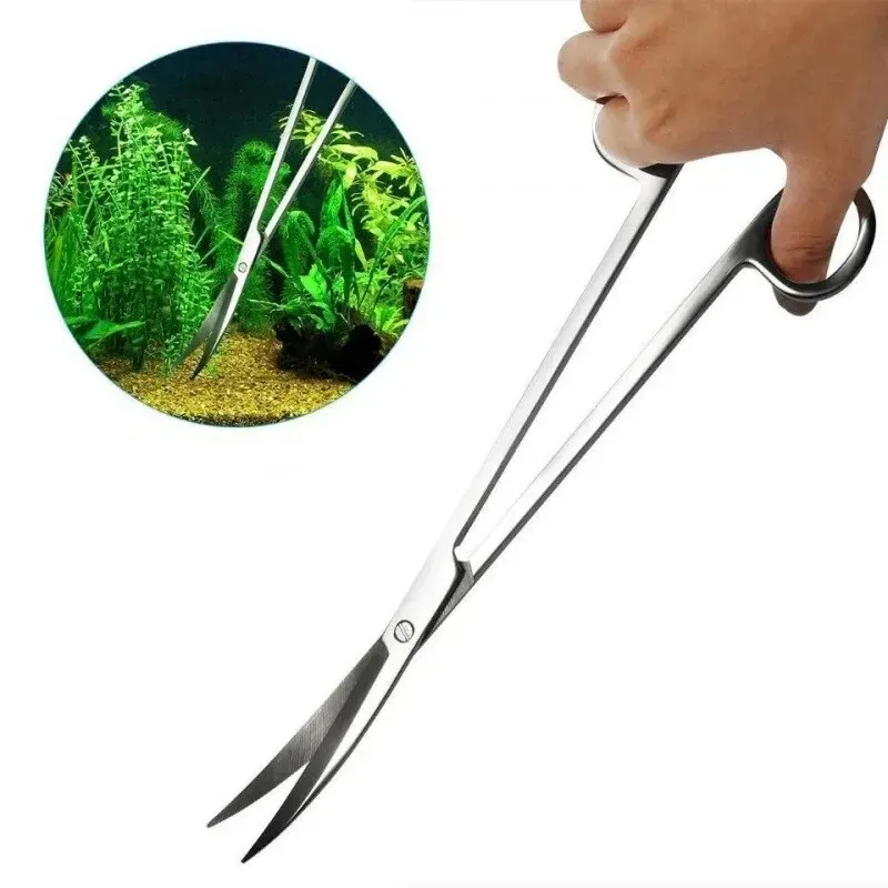 Tijeras para acuario, herramie - Planted Aquarium Cleaning reseña y precio