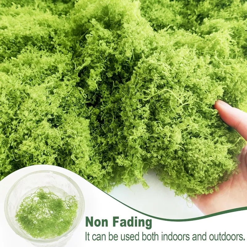 Plantas Verdes Artificiales, M - Aquarium Moss reseña y precio