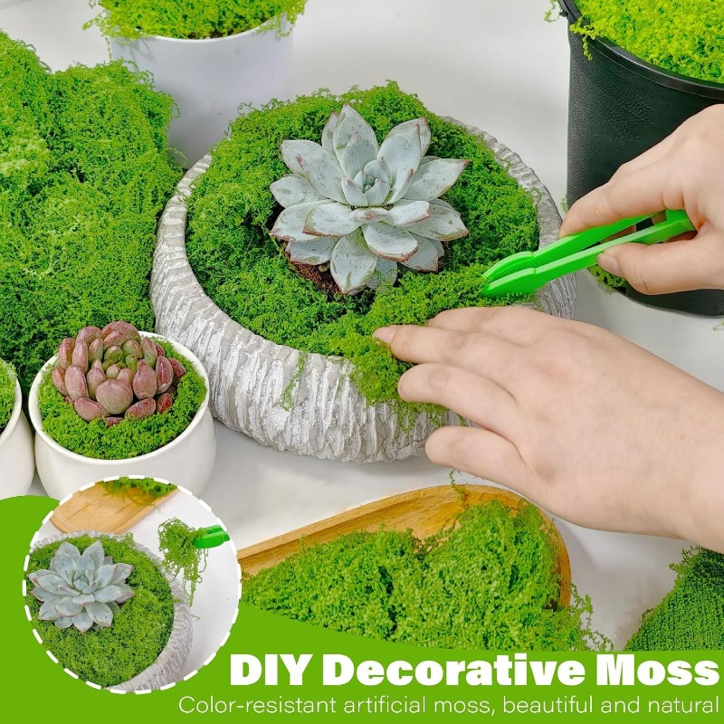 Plantas Verdes Artificiales, M - Aquarium Moss reseña y precio