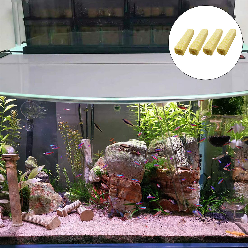 4 unidades de material filtran - Aquarium Planted Tank Filter reseña y precio